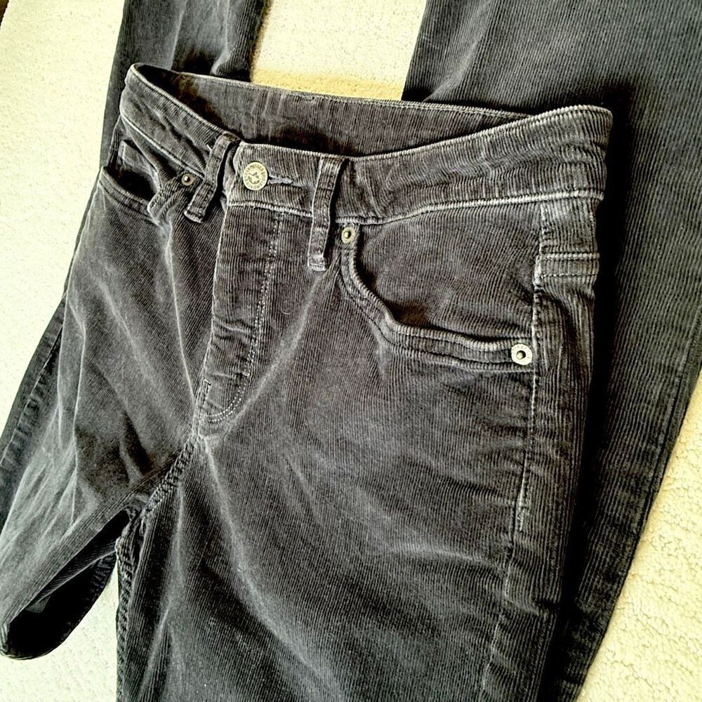 Patagonia Regular Straight Leg Corduroy Pants - Deep Charcoal Gray - Women’s US